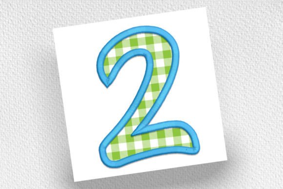 Applique Number 2