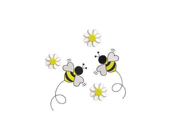 Bees and Daisies