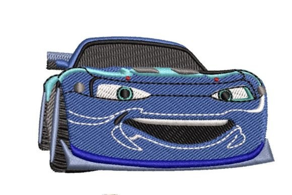 Cartoon Racing Car