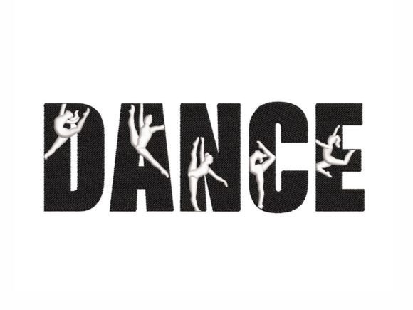 Dance Embroidery Design