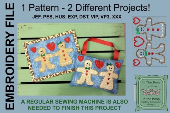 Gingerbread Friends Mug Rug