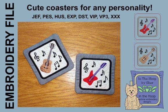 Guitar Coasters