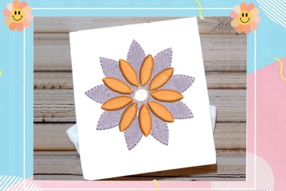 Purple-Orange Flower