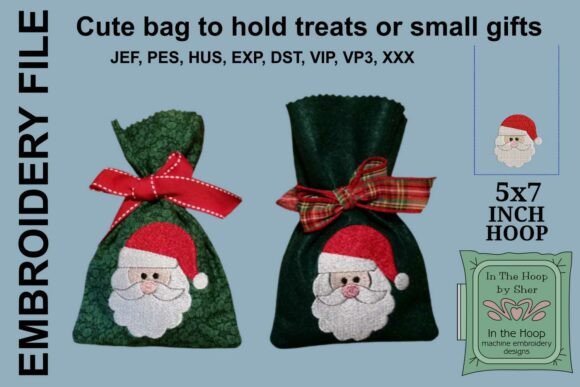 Santa Treat Bag or Gift Bag
